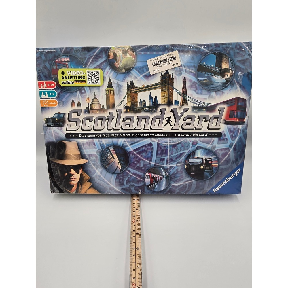 Ravensburger Scotland Yard Board Game‎ 2013 Hunting Mister X London Strategy New